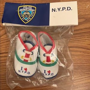 I ❤️ NYPD baby shoes